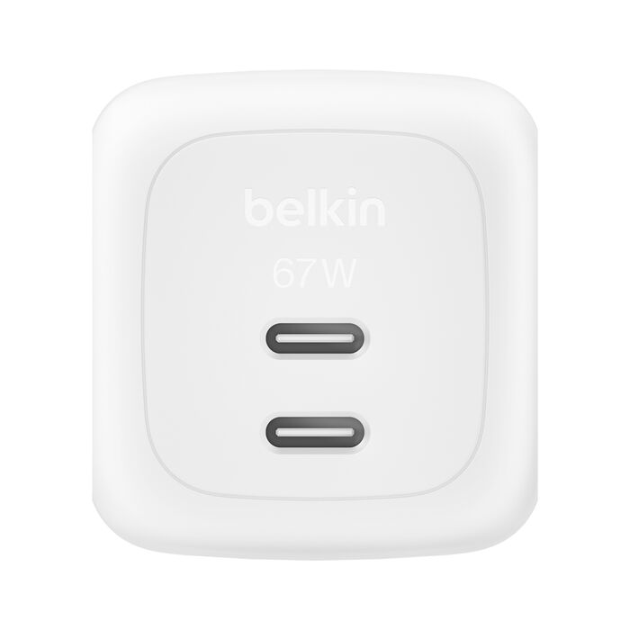 Chargeur USB-C double port GaN 67W Belkin BoostCharge Pro