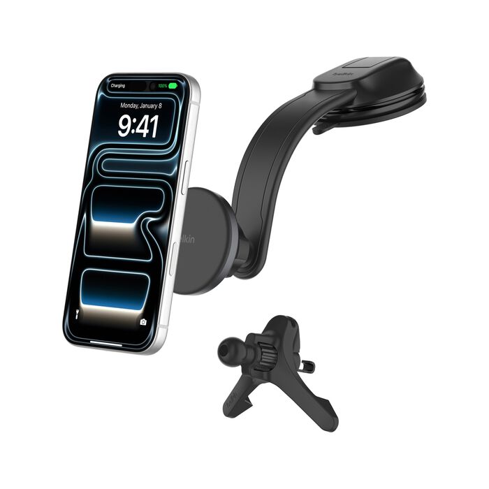 Support voiture MagSafe Belkin avec recharge sans fil 15W