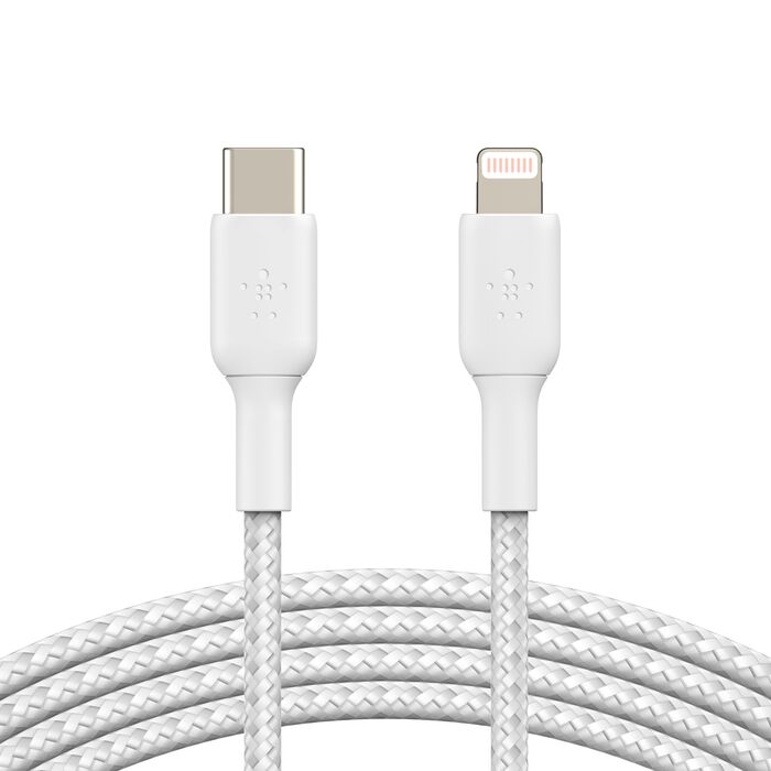 Câble USB-C vers Lightning tressé Belkin