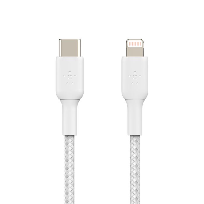 Câble USB-C vers Lightning tressé Belkin