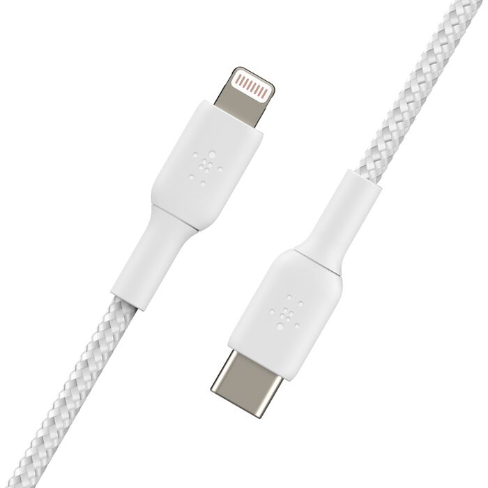Câble USB-C vers Lightning tressé Belkin
