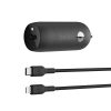 Chargeur voiture USB-C 30W Belkin avec câble Lightning 1 m