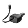 Chargeur voiture USB-C et USB-A 75W Belkin avec câble intégré