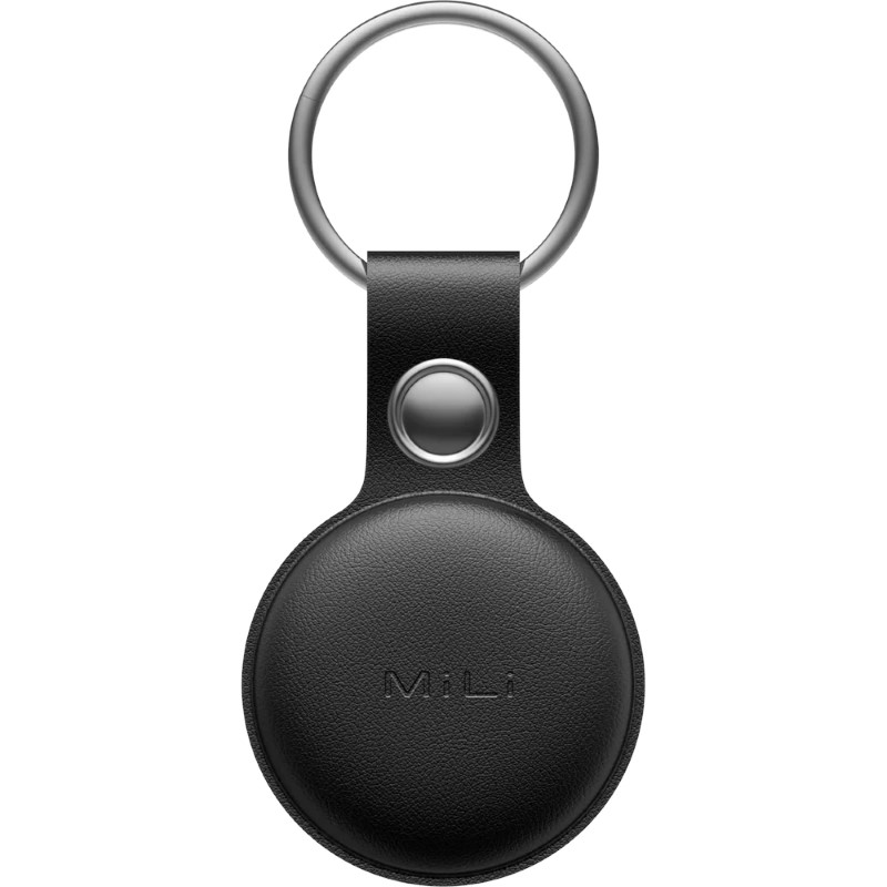 Tracker anti-perte MiLi MiTag Duo avec étui cuir noir