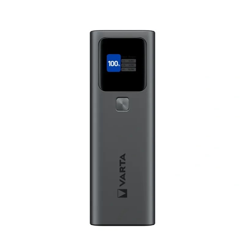 Batterie externe USB-C et USB-A Varta PowerBank avec écran