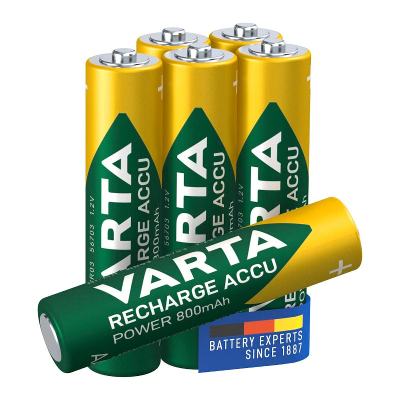 Piles rechargeables AAA 800 mAh Varta pack de 4