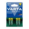 Piles rechargeables AAA 800 mAh Varta pack de 4