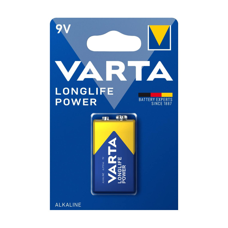 Pile alcaline 9V Varta Longlife Power