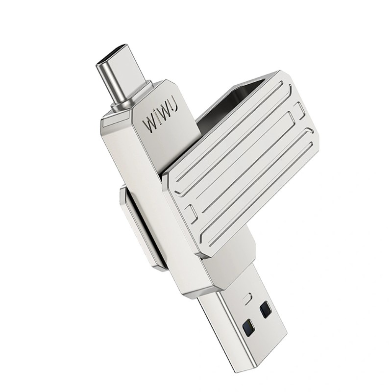 Clé USB 3-en-1 USB-A USB-C Lightning WiWU