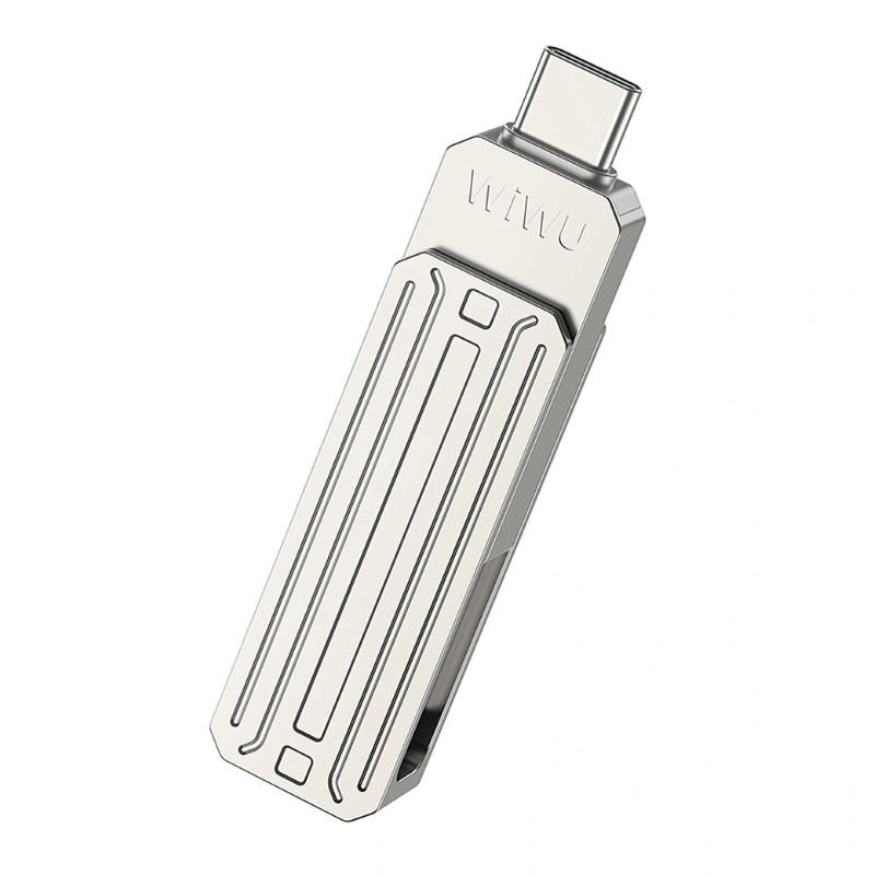 Clé USB 3-en-1 USB-A USB-C Lightning WiWU
