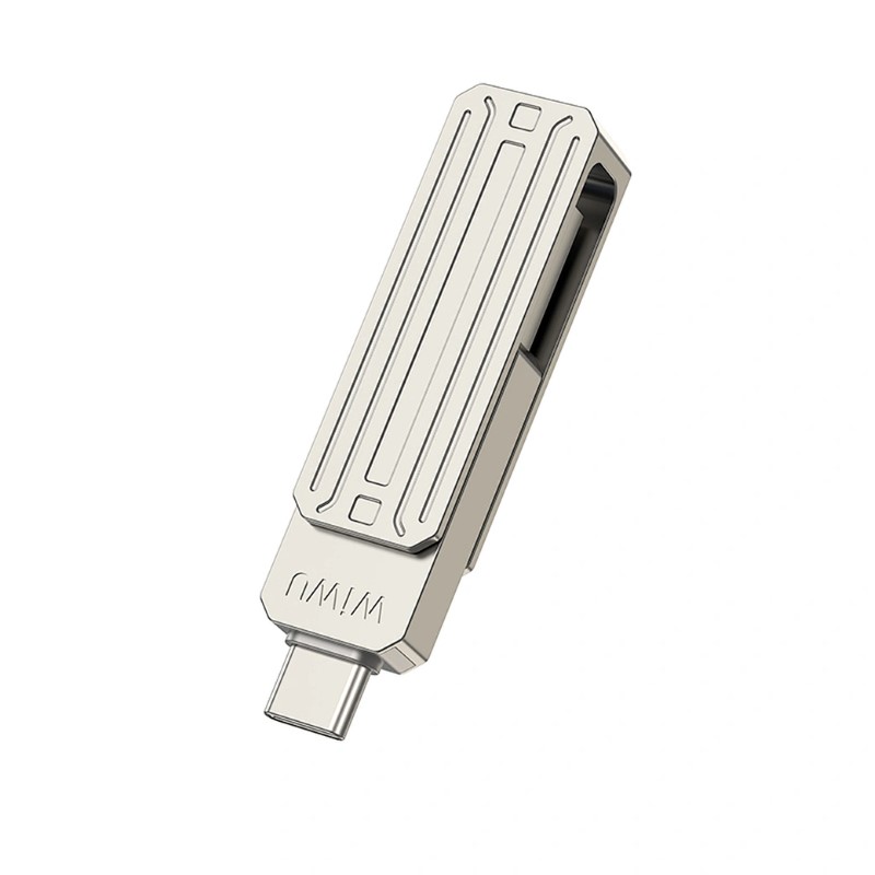 Clé USB 3-en-1 USB-A USB-C Lightning WiWU