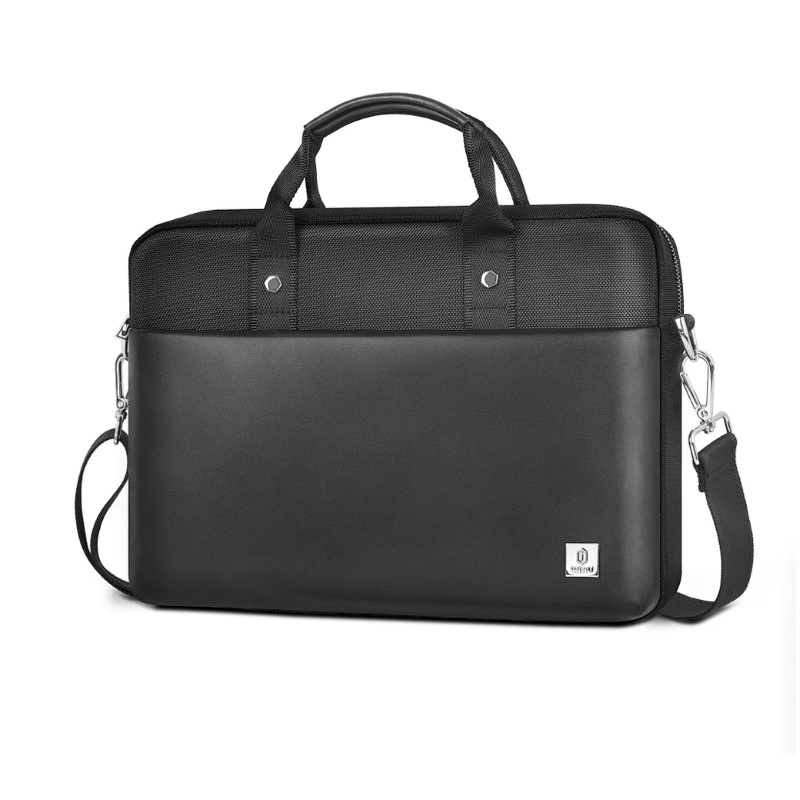 Sacoche ordinateur portable 14 pouces avec bandoulière WiWU Hali noir