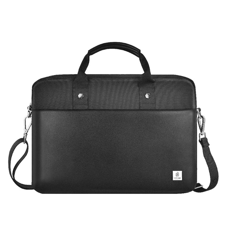Sacoche ordinateur portable 14 pouces avec bandoulière WiWU Hali noir