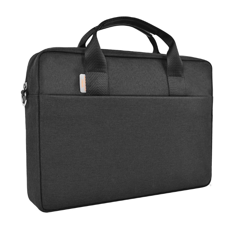 Sacoche ordinateur portable 15,6 pouces avec bandoulière WiWU Minimalist Pro noir