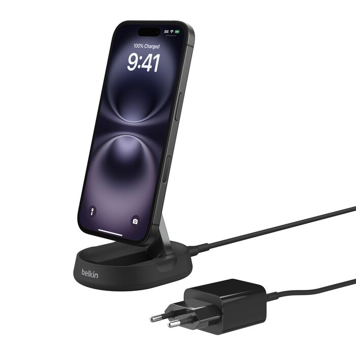 Support de recharge magnétique pliable Qi2 15W Belkin